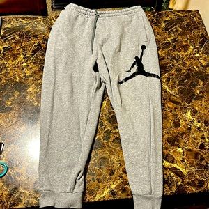 Nike Jordan gray jump man sweatpants